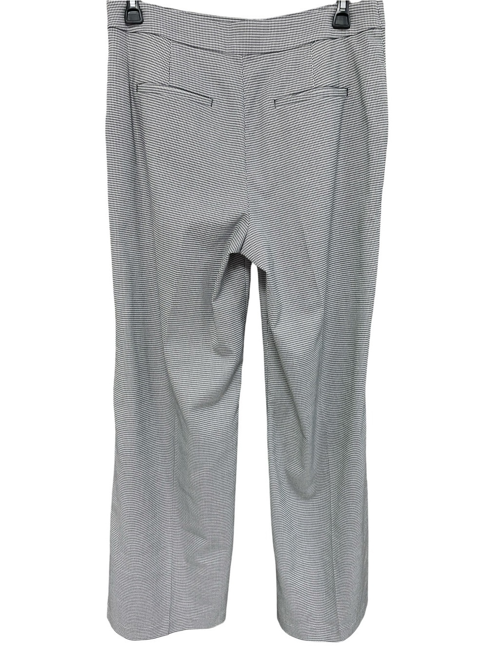 LOFT Trousers NWT Pants White Black Herringbone Wide Leg Sailor 12 Tall - Picture 3 of 11